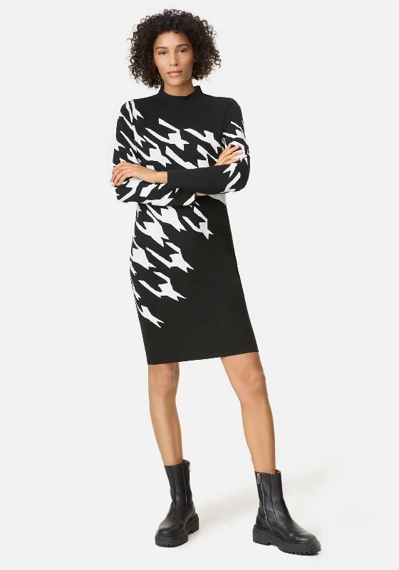 Gerry Weber Printed Jumper Dress, Black