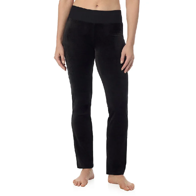 Stretch Velour Boot Cut Legging