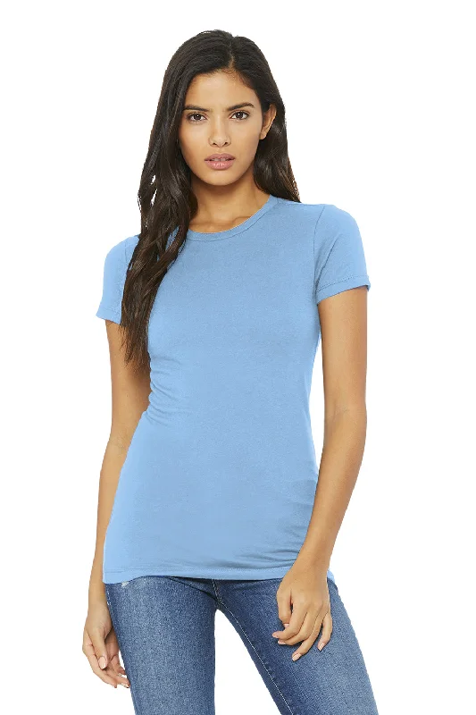 Bella + Canvas Womens The Favorite Short Sleeve Crewneck T-Shirt - Baby Blue