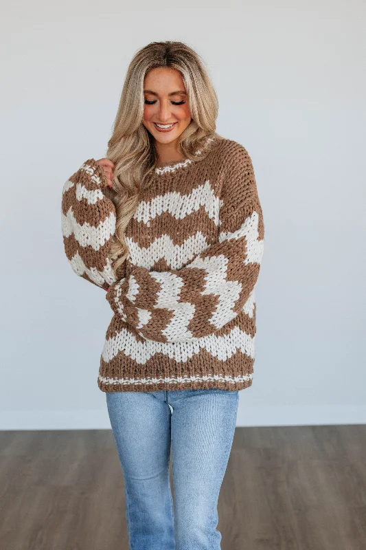 Daina Oversized Sweater - Camel