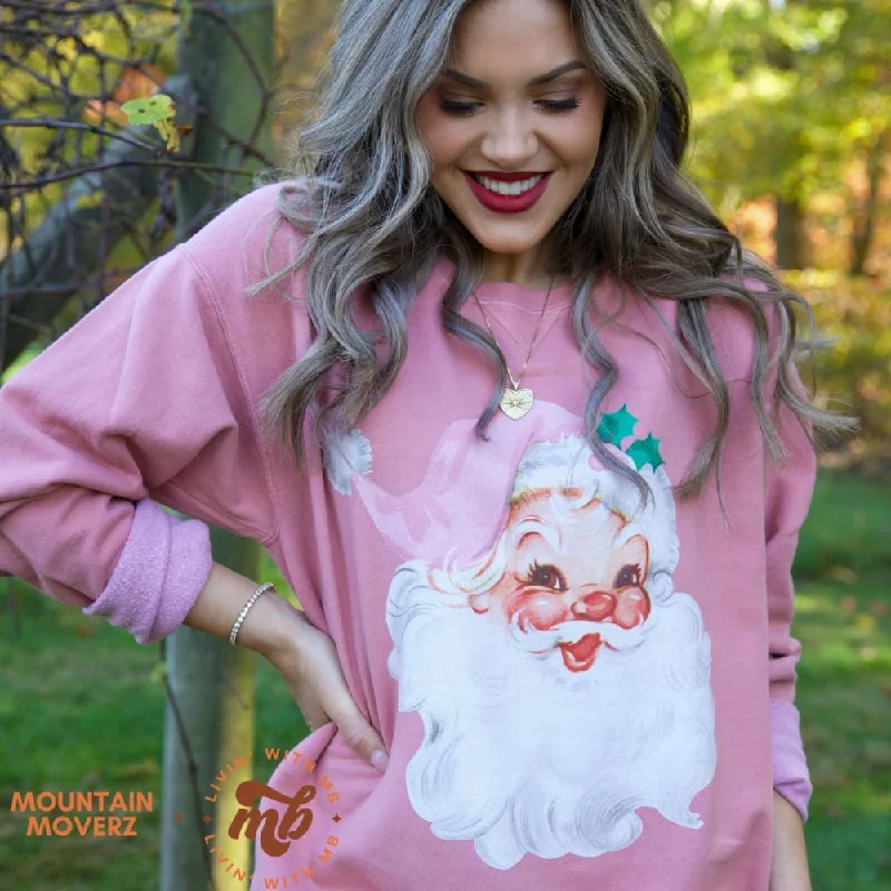 Pink Santa Crewneck