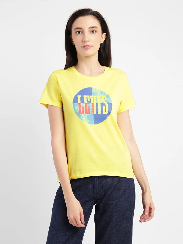 Women's Graphic Print Round Neck T-shirt