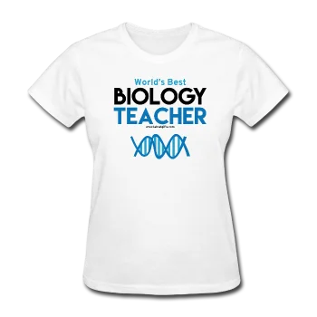 "World's Best Biology Teacher" - Women's T-Shirt