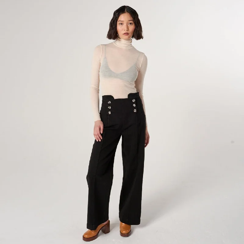 Seventy + Mochi Marie Sailor Black Jeans